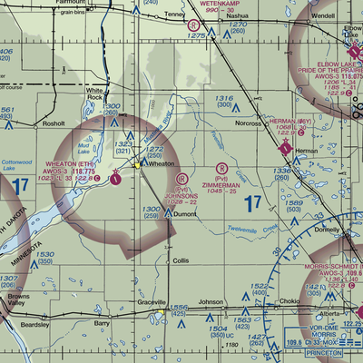 Johnsons Aero Repair Airport (MY68) VFR Sectional  Gaming Mouse Pad