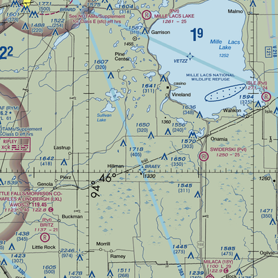 North Star Ranch Airport (MY66) VFR Sectional  Gaming Mouse Pad