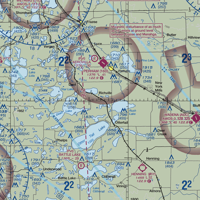 Hagen Airport (MY60) VFR Sectional  Gaming Mouse Pad