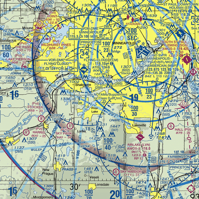 Jorgensen's Landing Seaplane Base (MY34) VFR Sectional  Gaming Mouse Pad