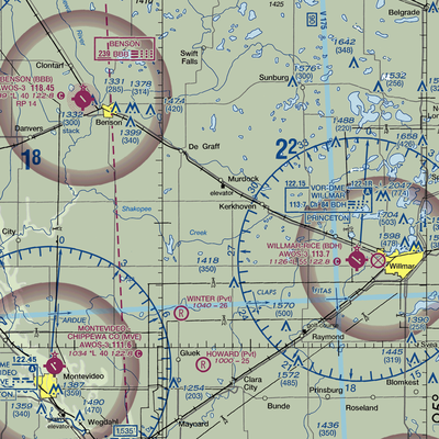 Schwenk Airport (MY19) VFR Sectional  Gaming Mouse Pad