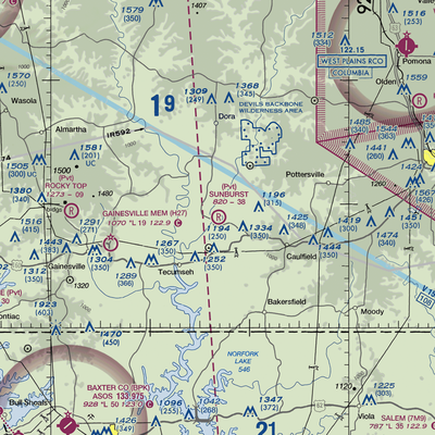 Sunburst Ranch Airport (MU48) VFR Sectional  Gaming Mouse Pad