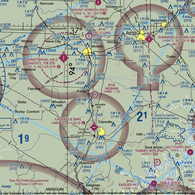 Ingram Private Airport (MU41) VFR Sectional  Gaming Mouse Pad