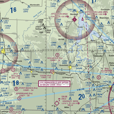 Woodfield Airpark Inc Airport (MU27) VFR Sectional  Gaming Mouse Pad