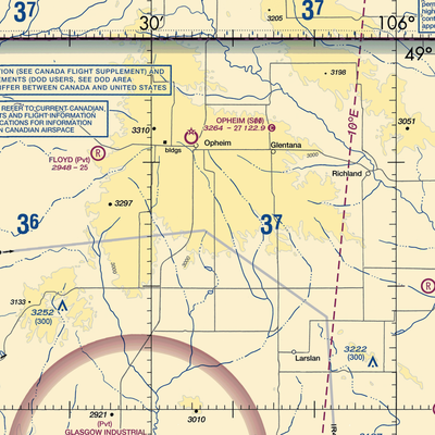 Redfield Ag Strip (MT85) VFR Sectional  Gaming Mouse Pad