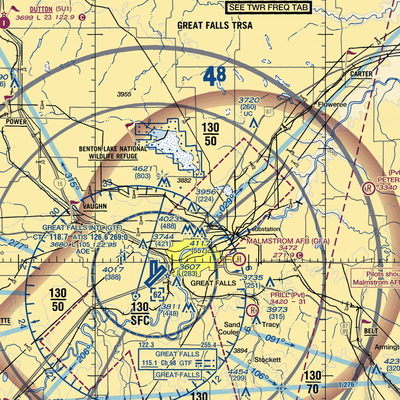 Horner Field (MT40) VFR Sectional  Gaming Mouse Pad