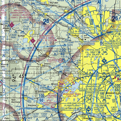 Ingleside Airport (MN66) VFR Sectional  Gaming Mouse Pad