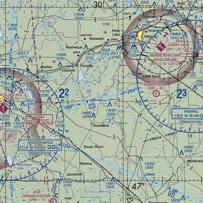 Gospel Ranch Airport (MN52) VFR Sectional  Gaming Mouse Pad