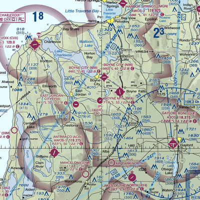 Deer Lake Airpark (MI24) VFR Sectional  Gaming Mouse Pad