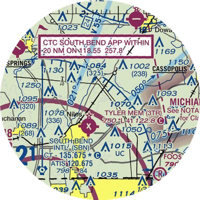 Crump Airport (MI22) VFR Sectional Sticker