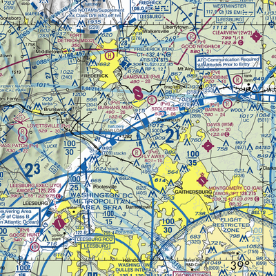 Flying M Farms Airport (MD77) VFR Sectional  Gaming Mouse Pad