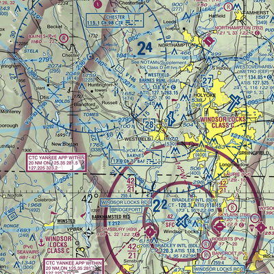 Mundale Airport (MA80) VFR Sectional  Gaming Mouse Pad