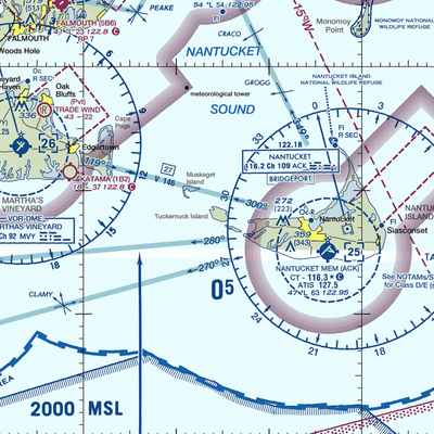 Tuckernuck Airport (MA72) VFR Sectional  Gaming Mouse Pad