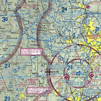 Morehaven Airport (MA43) VFR Sectional  Gaming Mouse Pad