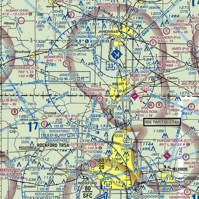 Blackhawk Farms Inc Airport (LL89) VFR Sectional  Gaming Mouse Pad