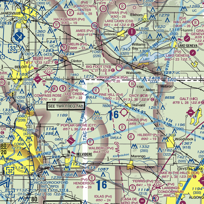 Sd Aero Airport (LL28) VFR Sectional  Gaming Mouse Pad