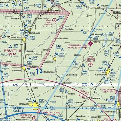 Arras RLA Restricted Landing Area (IS82) VFR Sectional  Gaming Mouse Pad