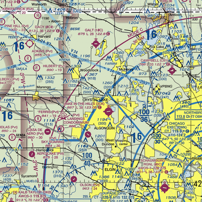 Jackson Seaplane Base (IS79) VFR Sectional  Gaming Mouse Pad