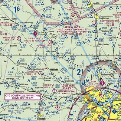 Spring Lake Airport (IN43) VFR Sectional  Gaming Mouse Pad