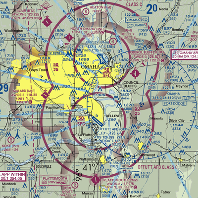 Ruckl Airport (IA35) VFR Sectional  Gaming Mouse Pad