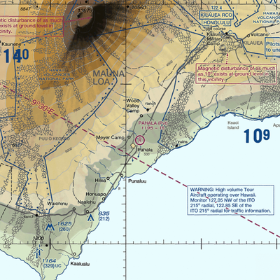 Pahala Airstrip (HI28) VFR Sectional  Gaming Mouse Pad