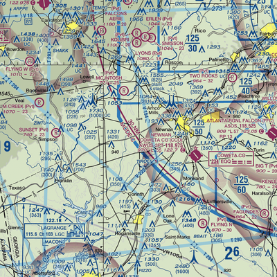 Dresden Airport (GA79) VFR Sectional  Gaming Mouse Pad