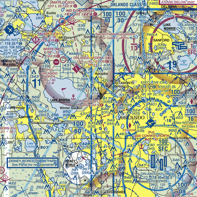 Carter Airport (FL57) VFR Sectional  Gaming Mouse Pad