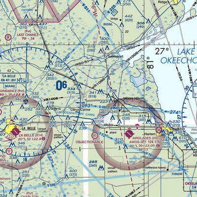 Graham Landing Strip - Moore Haven Airport (FL40) VFR Sectional  Gaming Mouse Pad