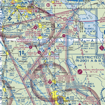 Goddard Seadrome Seaplane Base (FD46) VFR Sectional  Gaming Mouse Pad