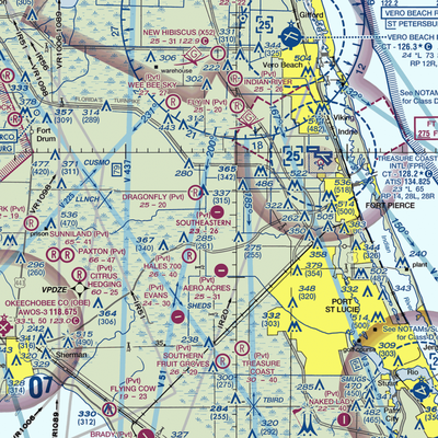 Southeastern Airport (FD30) VFR Sectional  Gaming Mouse Pad