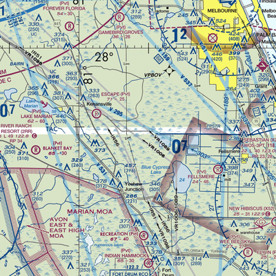 Rlm Farms Airport (FD09) VFR Sectional  Gaming Mouse Pad