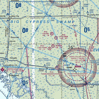 Lost Horn Ranch Airport (FA80) VFR Sectional  Gaming Mouse Pad