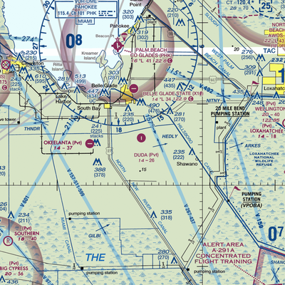 Duda Airstrip (FA69) VFR Sectional  Gaming Mouse Pad