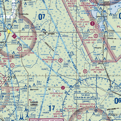 Montgomery Ranch Airport (FA64) VFR Sectional  Gaming Mouse Pad