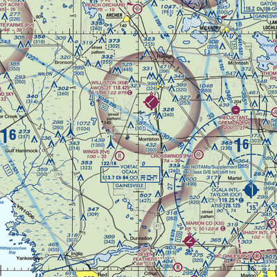 Redtail Airstrip (FA30) VFR Sectional  Gaming Mouse Pad