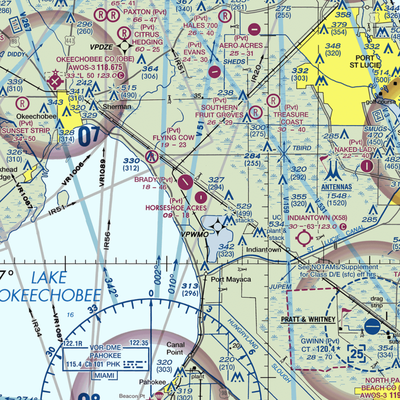 Horseshoe Acres Airpark (FA24) VFR Sectional  Gaming Mouse Pad