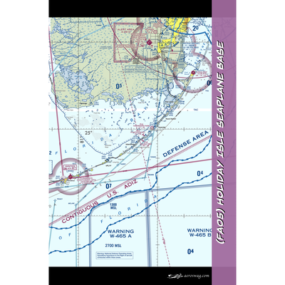 Holiday Isle Seaplane Base (FA05) VFR Sectional Notebook