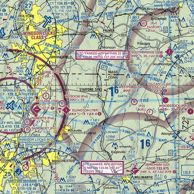 Swift Airport (CT31) VFR Sectional  Gaming Mouse Pad