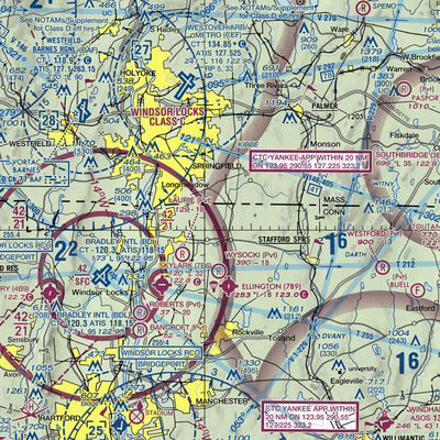 Valley Farms Airport (CT29) VFR Sectional  Gaming Mouse Pad