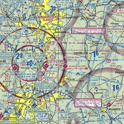 Wysocki Field (CT15) VFR Sectional  Gaming Mouse Pad