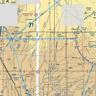 Frasier Ranch Airport (CO92) VFR Sectional  Gaming Mouse Pad