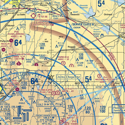 Horseshoe Landings Airport (CO60) VFR Sectional  Gaming Mouse Pad