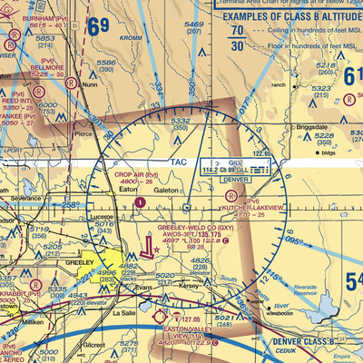 Hay Fever Farm Airport (CO59) VFR Sectional  Gaming Mouse Pad