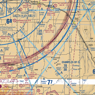 Chaparral Airport (CO18) VFR Sectional  Gaming Mouse Pad