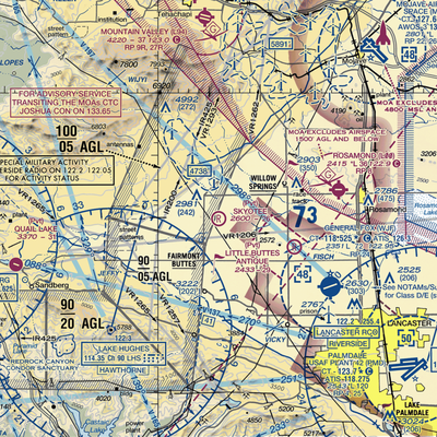 Skyotee Ranch Airport (CL74) VFR Sectional  Gaming Mouse Pad