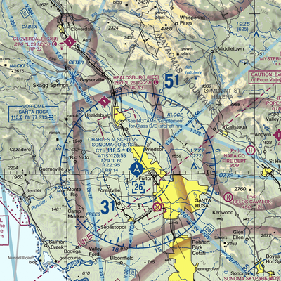 Allan Ranch Flight Park Ultralightport (CL36) VFR Sectional  Gaming Mouse Pad