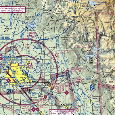 Kindsvater Ranch Airport (CL24) VFR Sectional  Gaming Mouse Pad