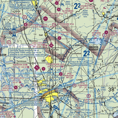 Ferdun Ranch Airport (CL11) VFR Sectional  Gaming Mouse Pad