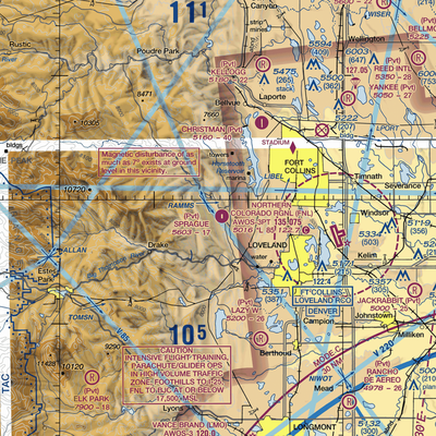 Sprague Airport (CD20) VFR Sectional  Gaming Mouse Pad