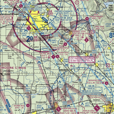 Quinn Airport (CA41) VFR Sectional  Gaming Mouse Pad